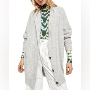 Free People Eucalyptus cardigan Oversized